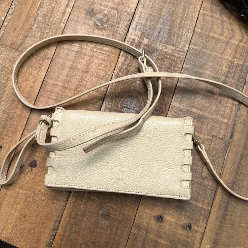 Vince Camuto Beige Crossbody Bag